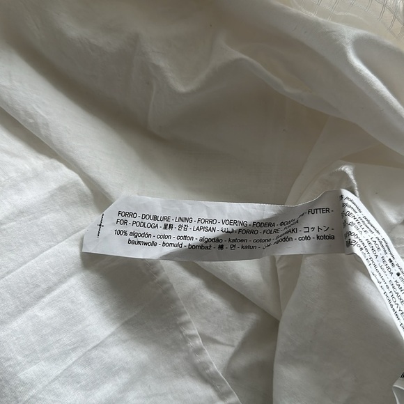 NWT ZARA Lace Halter Swing Babydoll Mini Dress White Size XS or Size S festival - Picture 8 of 10